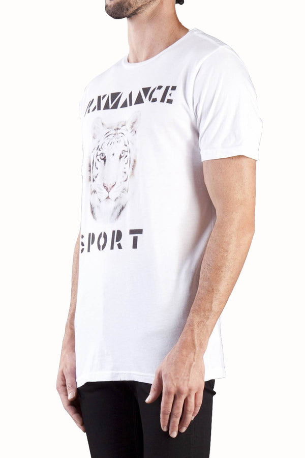 Rxmance Unisex White Sand 'Tiger' Tee