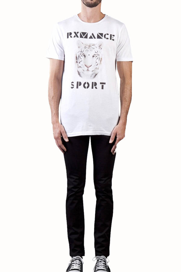 Rxmance Unisex White Sand 'Tiger' Tee