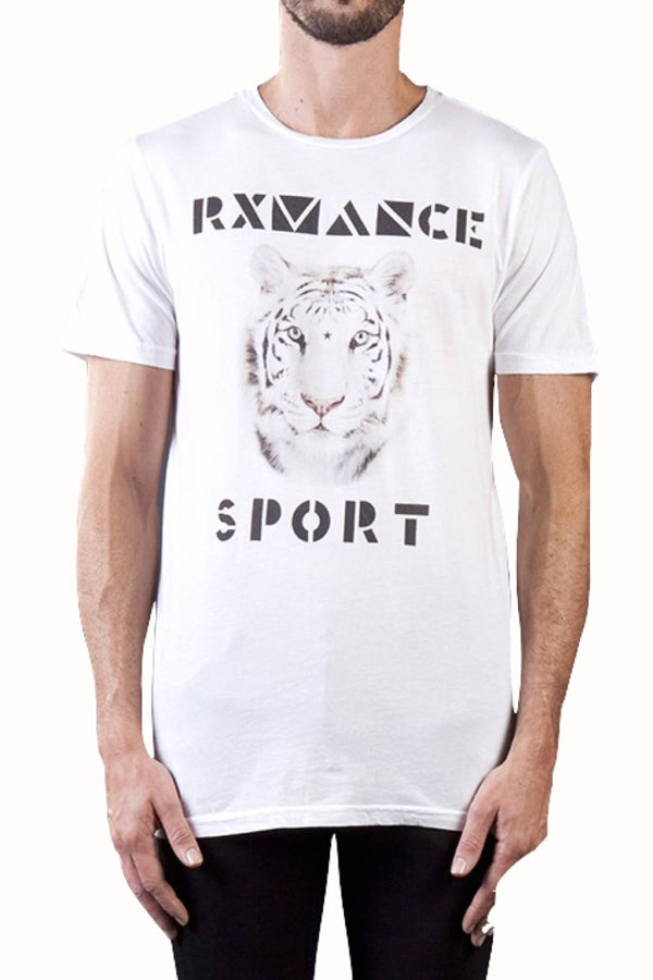 Rxmance Unisex White Sand 'Tiger' Tee