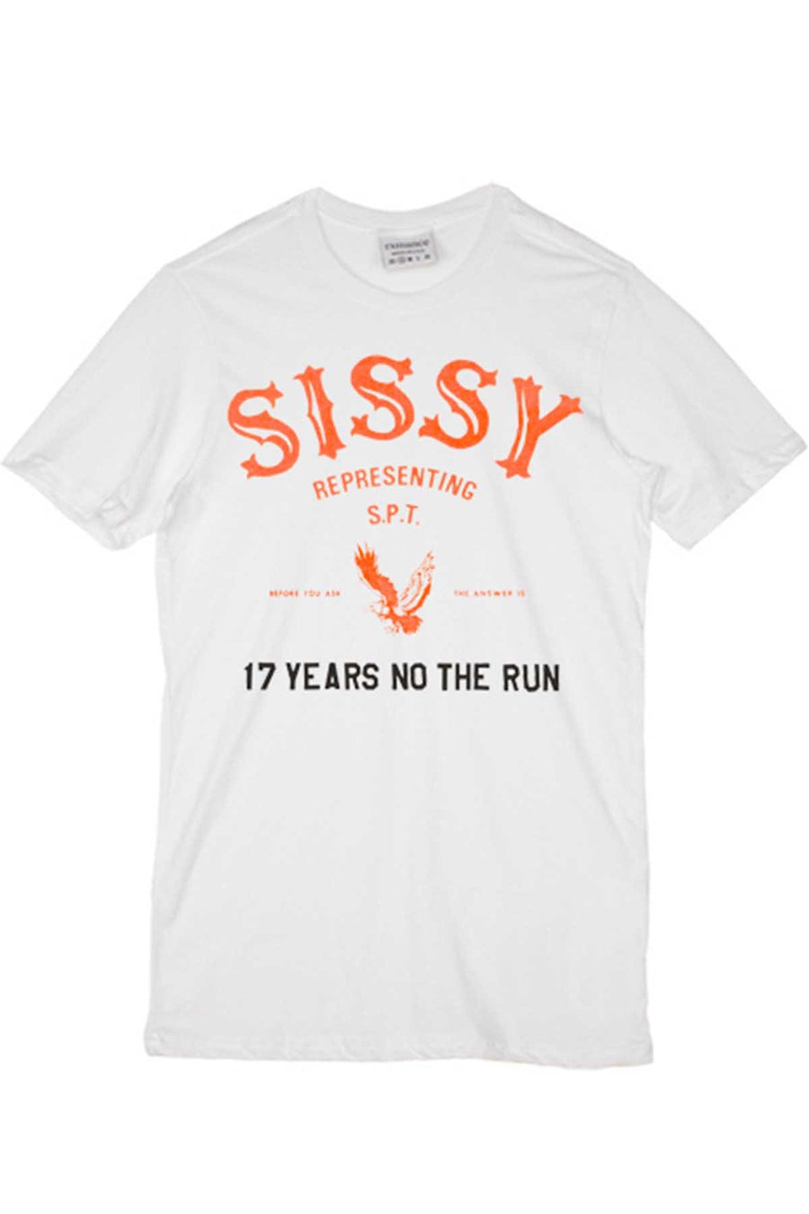 Rxmance Unisex White Sissy Crew T