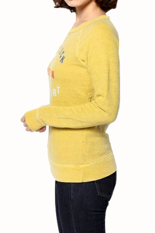 Rxmance Unisex Yellow Good Sport Sweatshirt