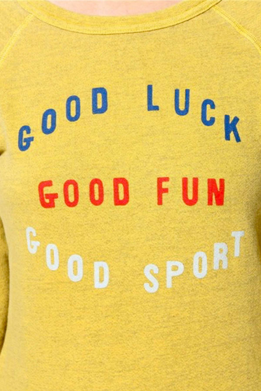 Rxmance Unisex Yellow Good Sport Sweatshirt