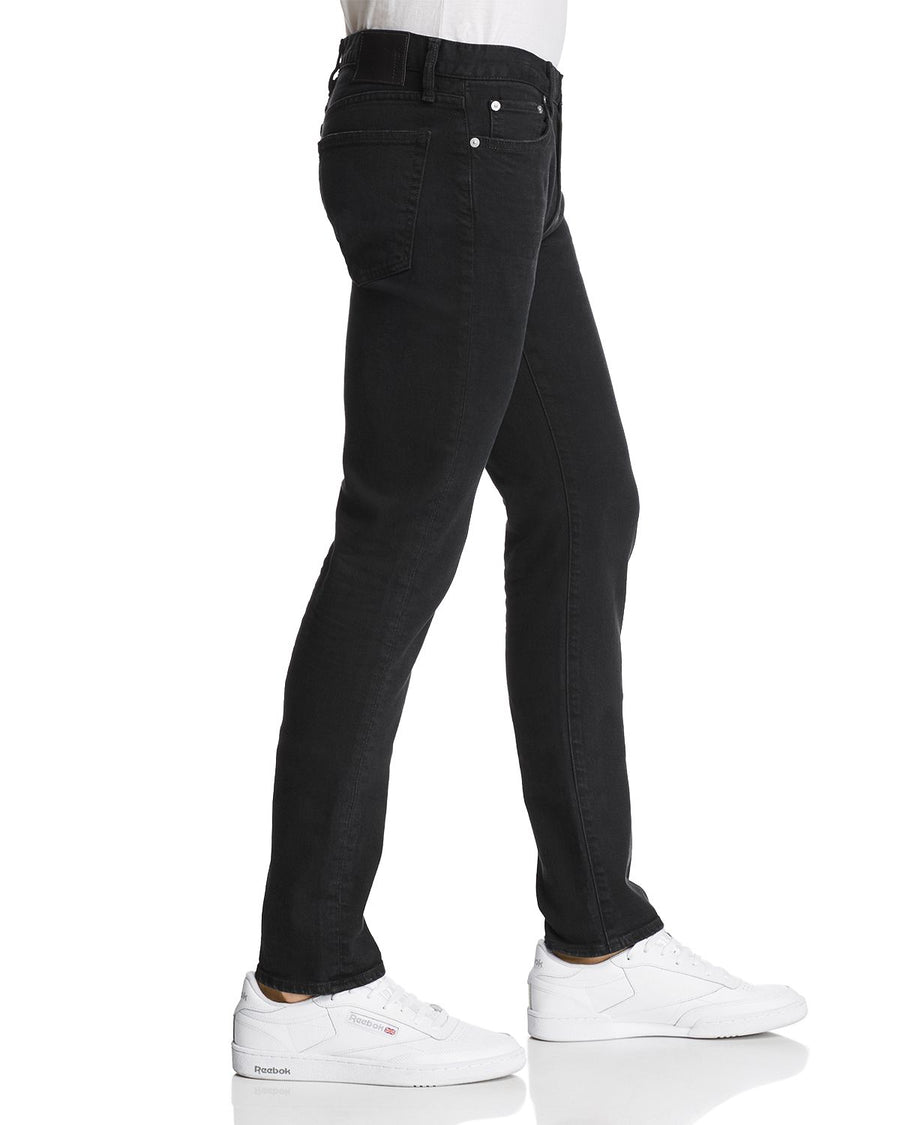 S.m.n Studio Finn Skinny Fit Jeans In Black Rock BLACK