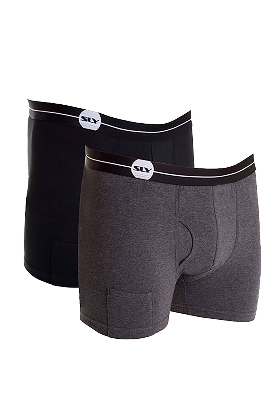 SLY Black/Grey Pocket Trunk 2-Pack