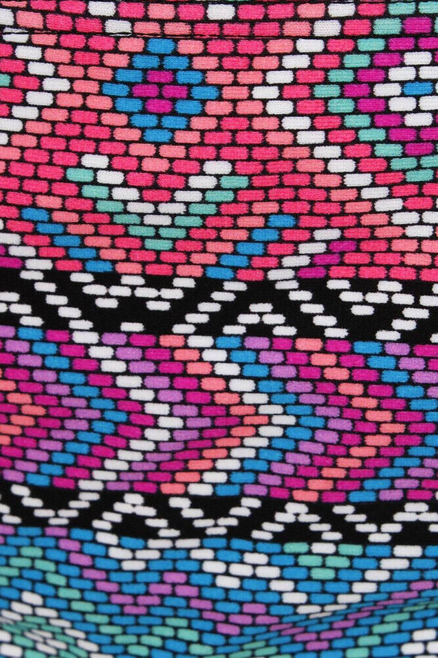 SUNDAZED Truly Tribal Mermaid Ruffled Cheeky Bikini Bottom