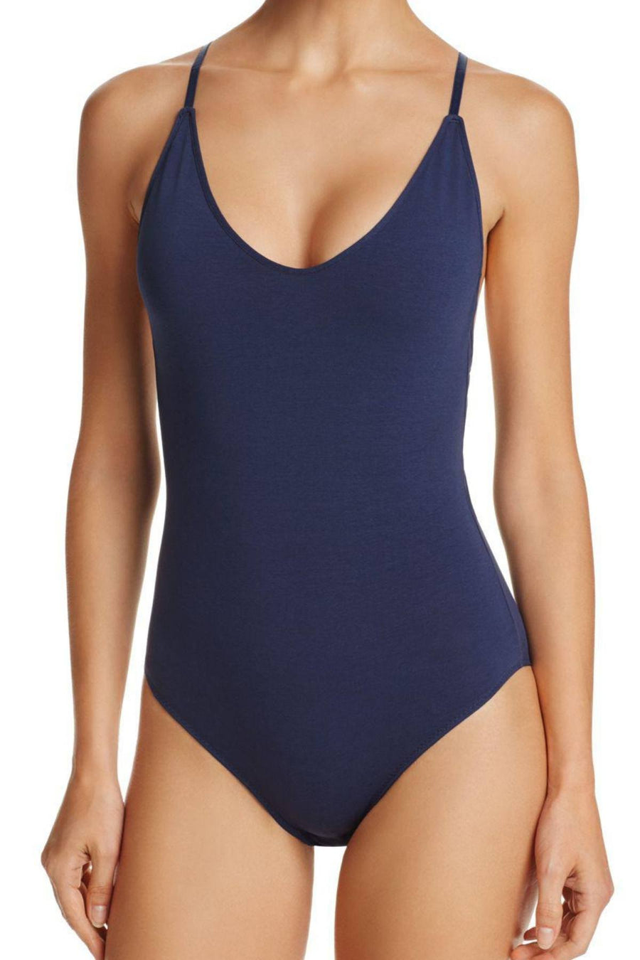 Sam Edelman Navy Strappy-Back Bodysuit