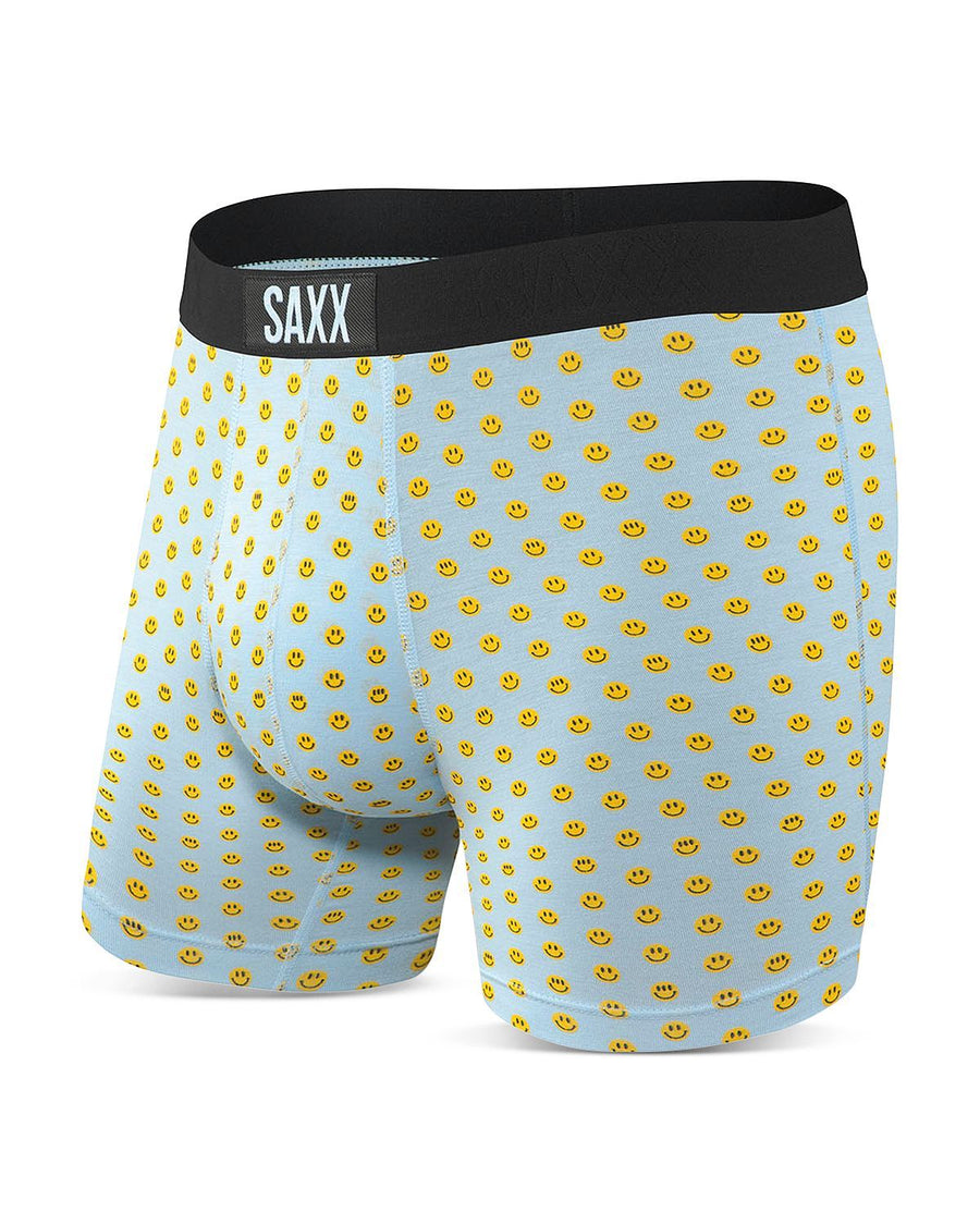 Saxx Vibe Boxer Briefs Blue Happy