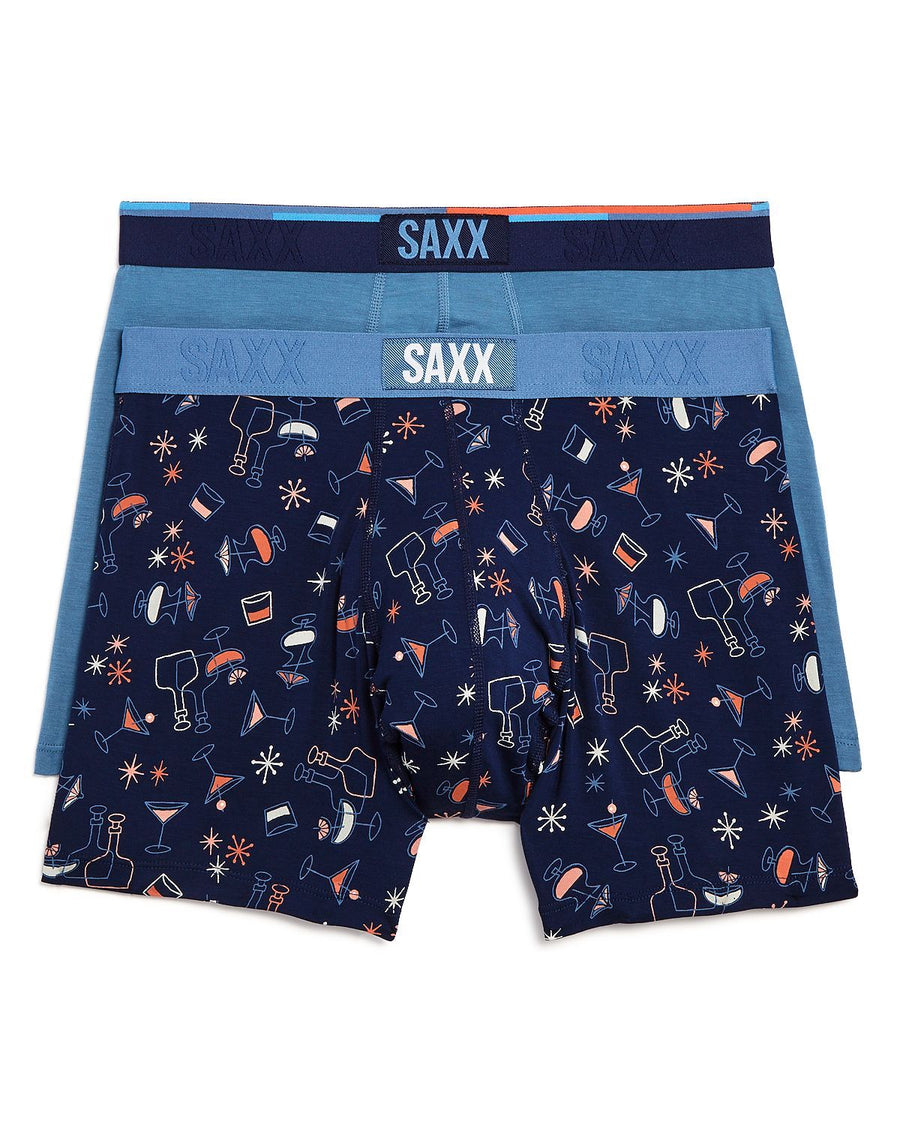 Saxx Vibe Cheers Boxer Briefs Pack Of 2 Cheers