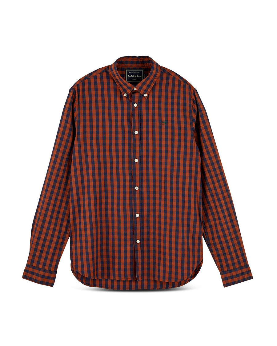 Scotch & Soda Gingham Regular Fit Button-down Shirt Combo B