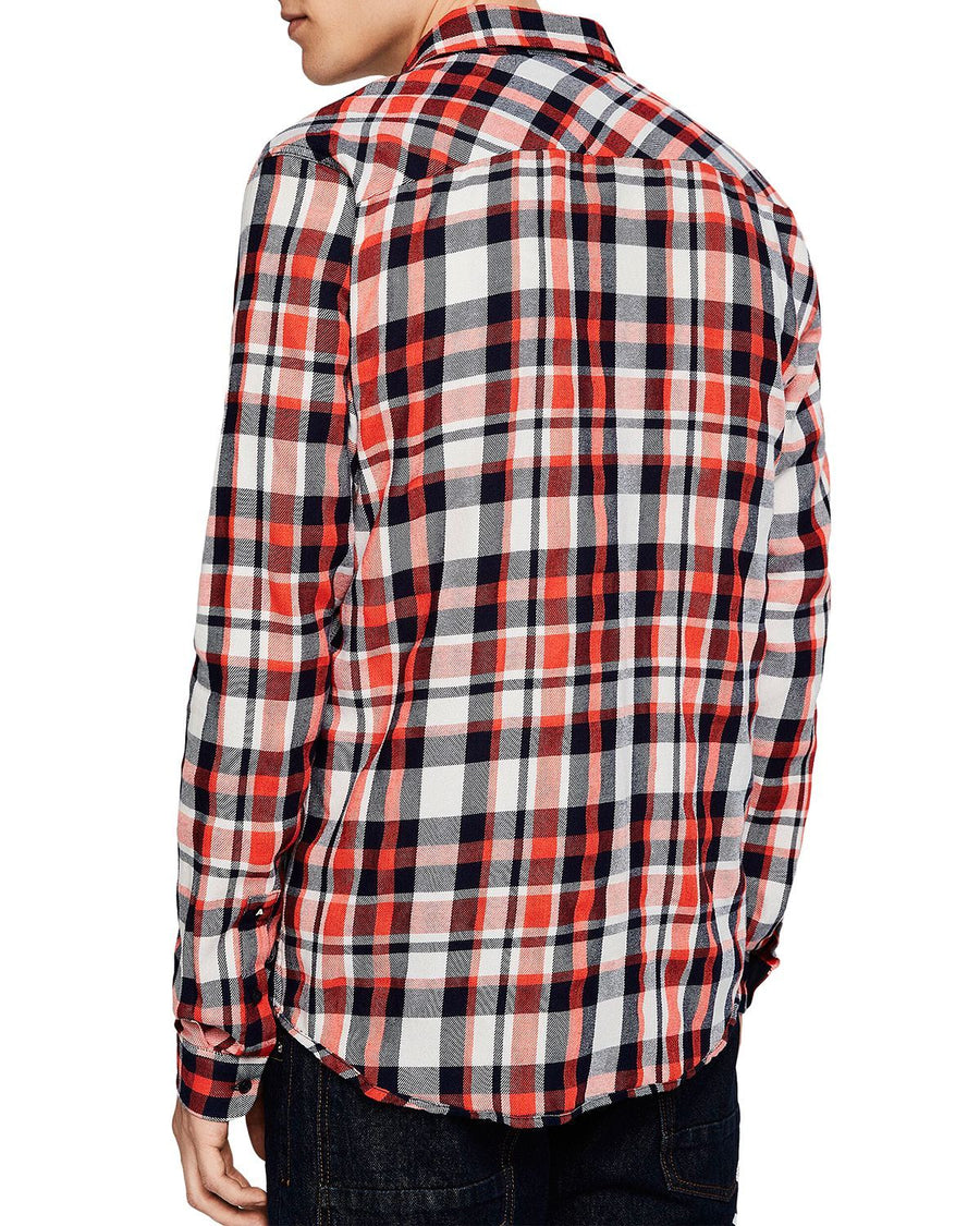 Scotch & Soda Plaid Slim Fit Shirt Combo