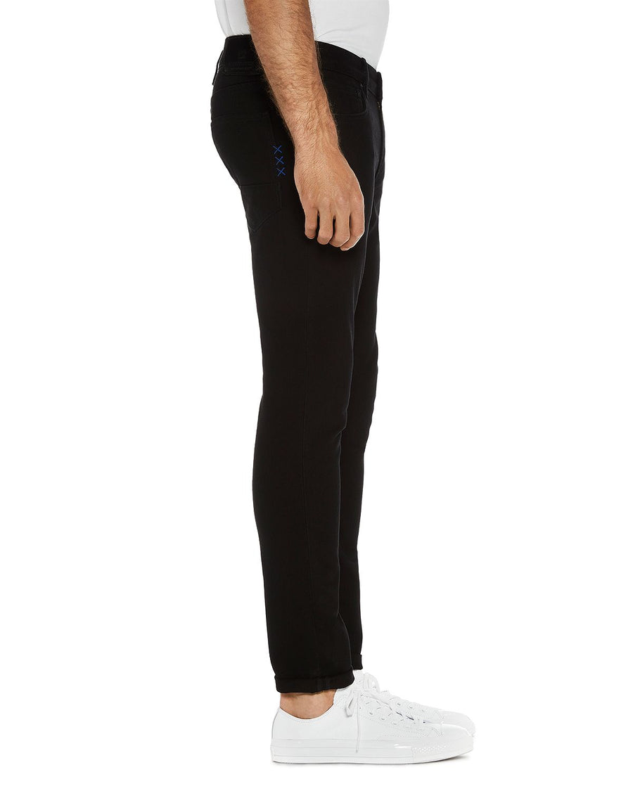 Scotch & Soda Skim Skinny Fit Jeans In Stay Black Stay Black