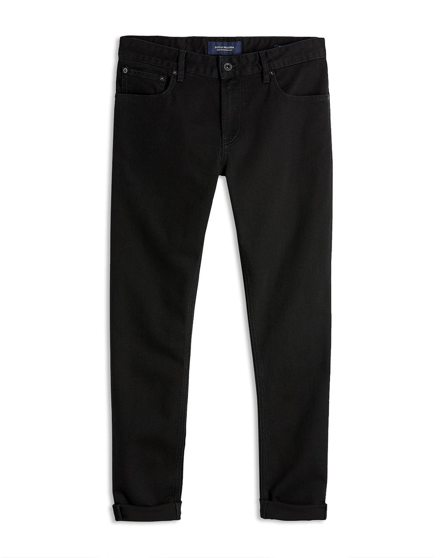 Scotch & Soda Skim Skinny Fit Jeans In Stay Black Stay Black