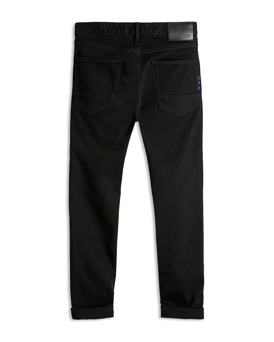 Scotch & Soda Skim Skinny Fit Jeans In Stay Black Stay Black