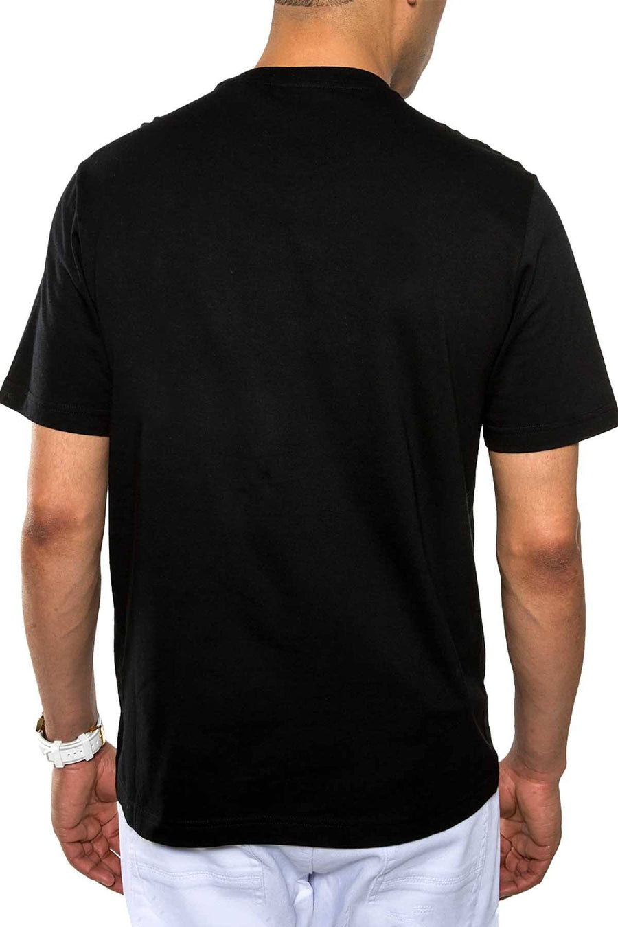 Sean John Deep Black Reversible Sequin Skull T-Shirt