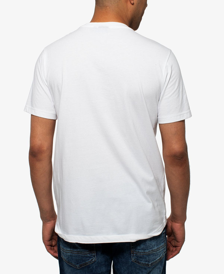 Sean John King Of Hearts Sequin Graphic T-shirt Bright White