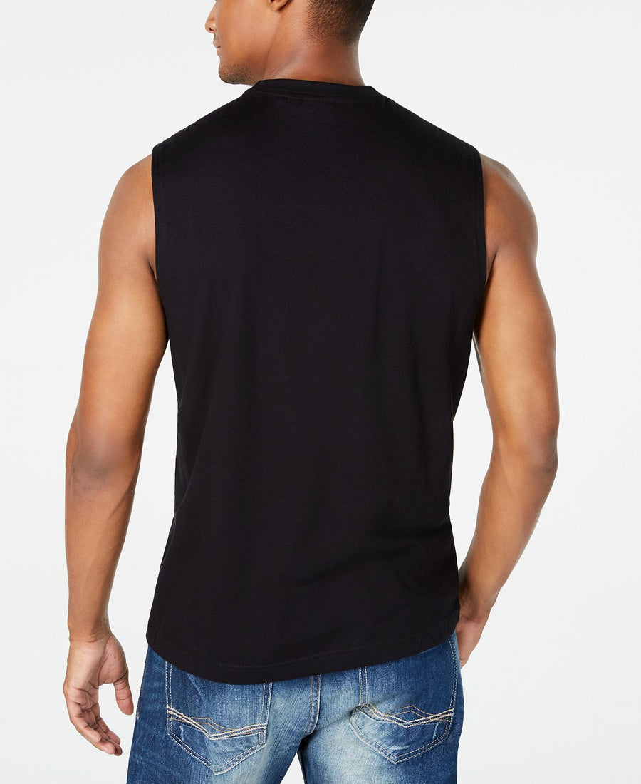 Sean John Panther Graphic Muscle Tank Black