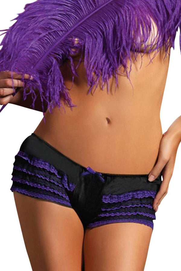 Seven 'Til Midnight Purple Microfiber Boyshort