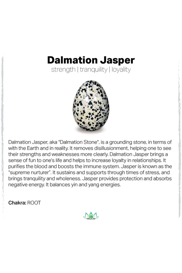 Silver Plated '+++' Dalmation Jasper Natural Stone Skinny Healing Bracelet
