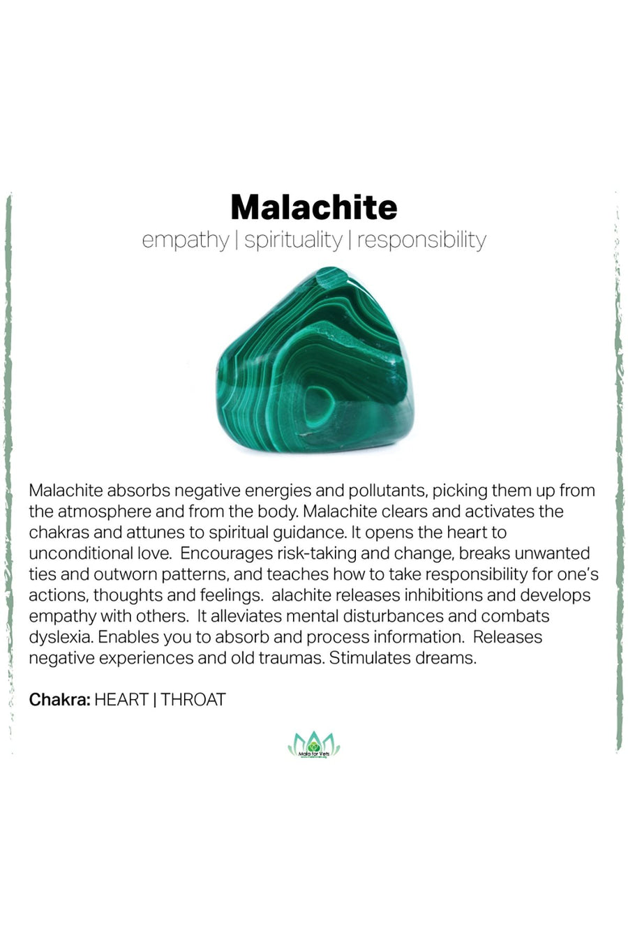 Silver Plated '+++' Malachite Stone Skinny Healing Bracelet