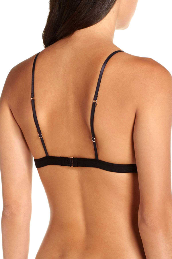 Skarlett Blue Black Favorite Fit Sheer Lace Wireless Bralette