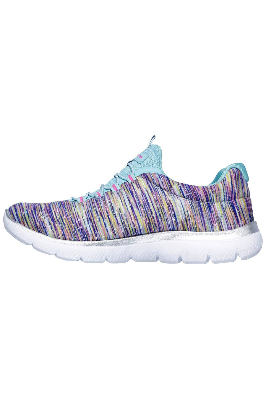 Sketchers Turquoise/Multi Summits Light-Dreaming Wide-Width Athletic Sneakers
