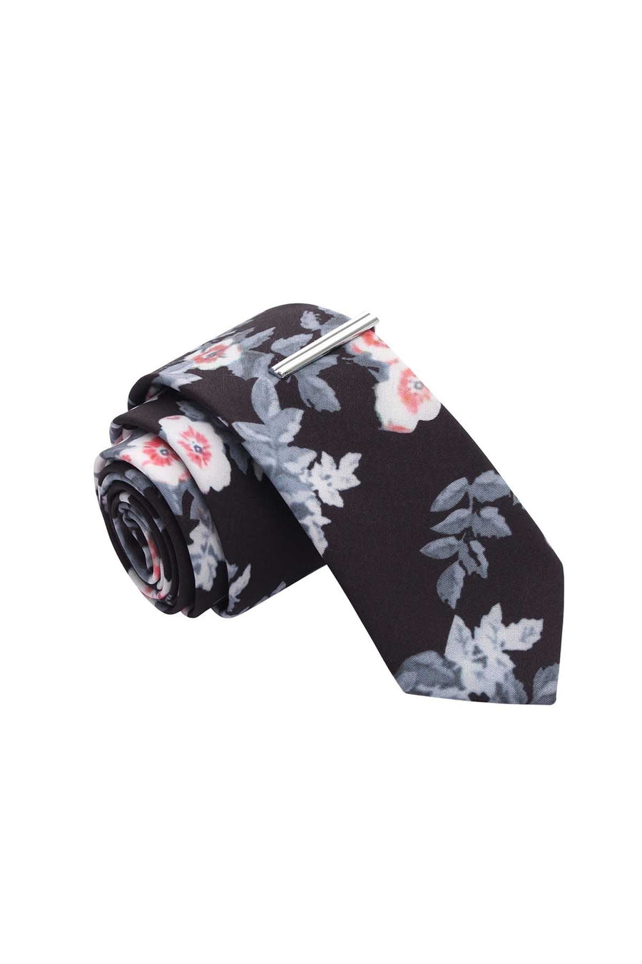 Skinny Tie Madness Black/Multi Night King Tie