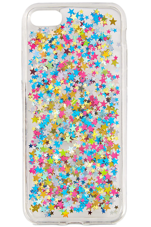 Skinnydip London Glitter Jelly iPhone Case + Screen Protector