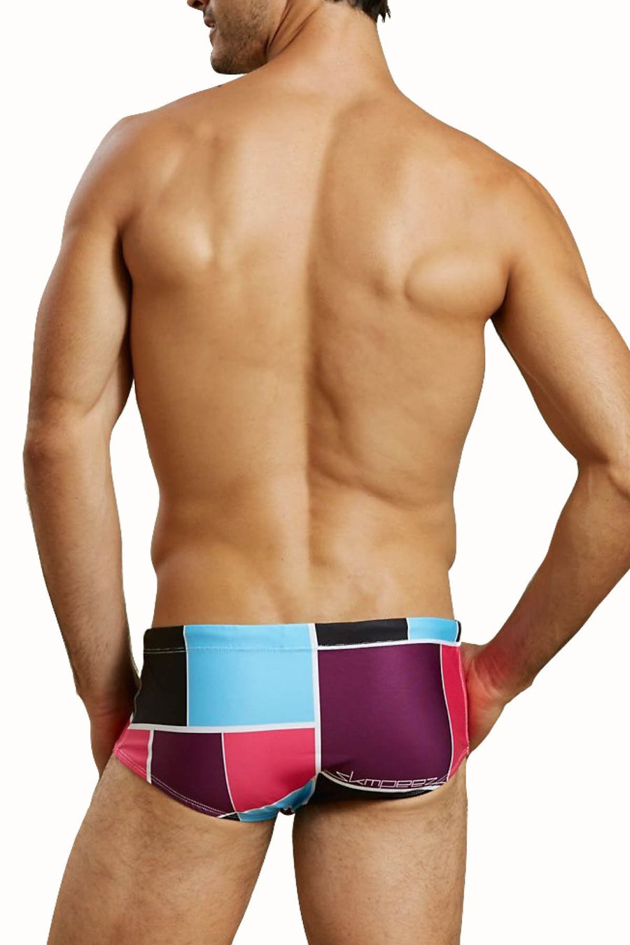 Skmpeez Plum Blokz Euroz Swim Brief