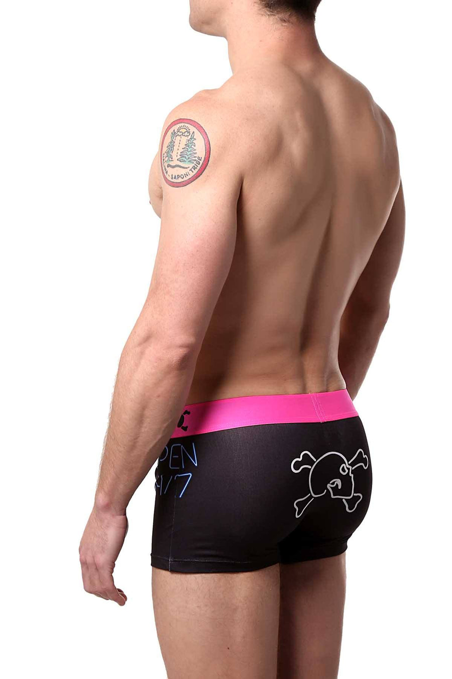 Skull & Bones Black/Pink Open 24/7 Neon Trunk
