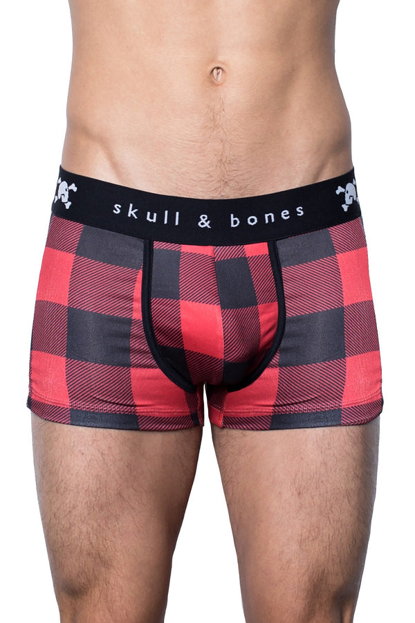 Skull & Bones Buffalo Red Plaid Trunk