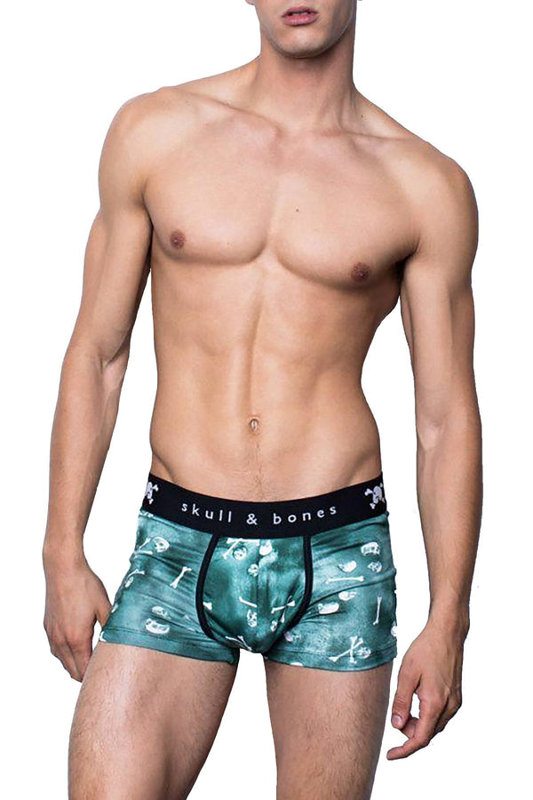 Skull & Bones Emerald Tossed-Skull Trunk