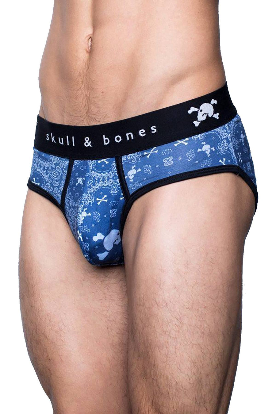 Skull & Bones Night-Blue Bandana Brief