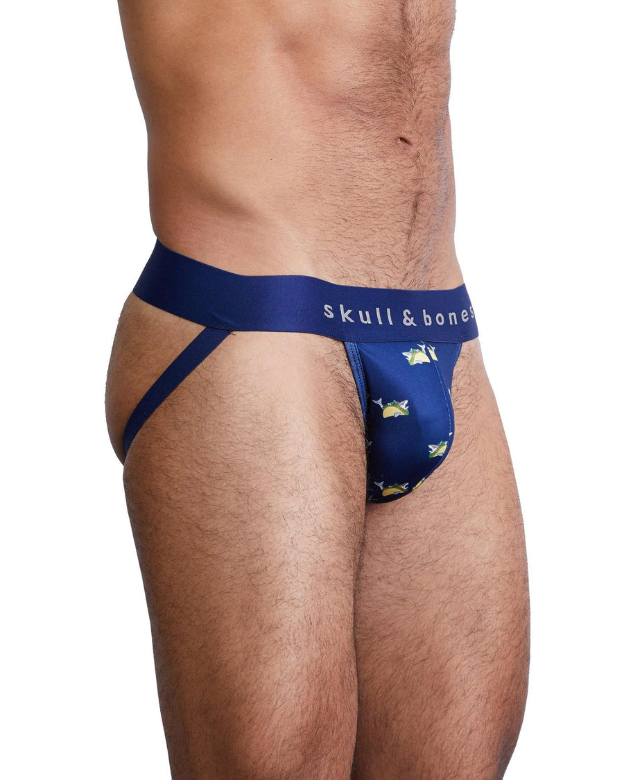 Skull and Bones Navy Fish Taco Jock