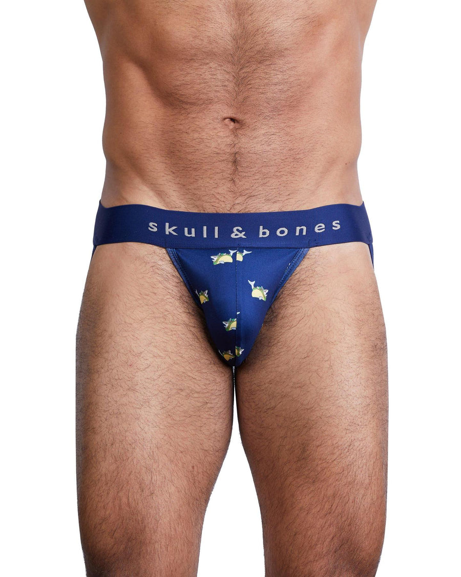 Skull and Bones Navy Fish Taco Jock
