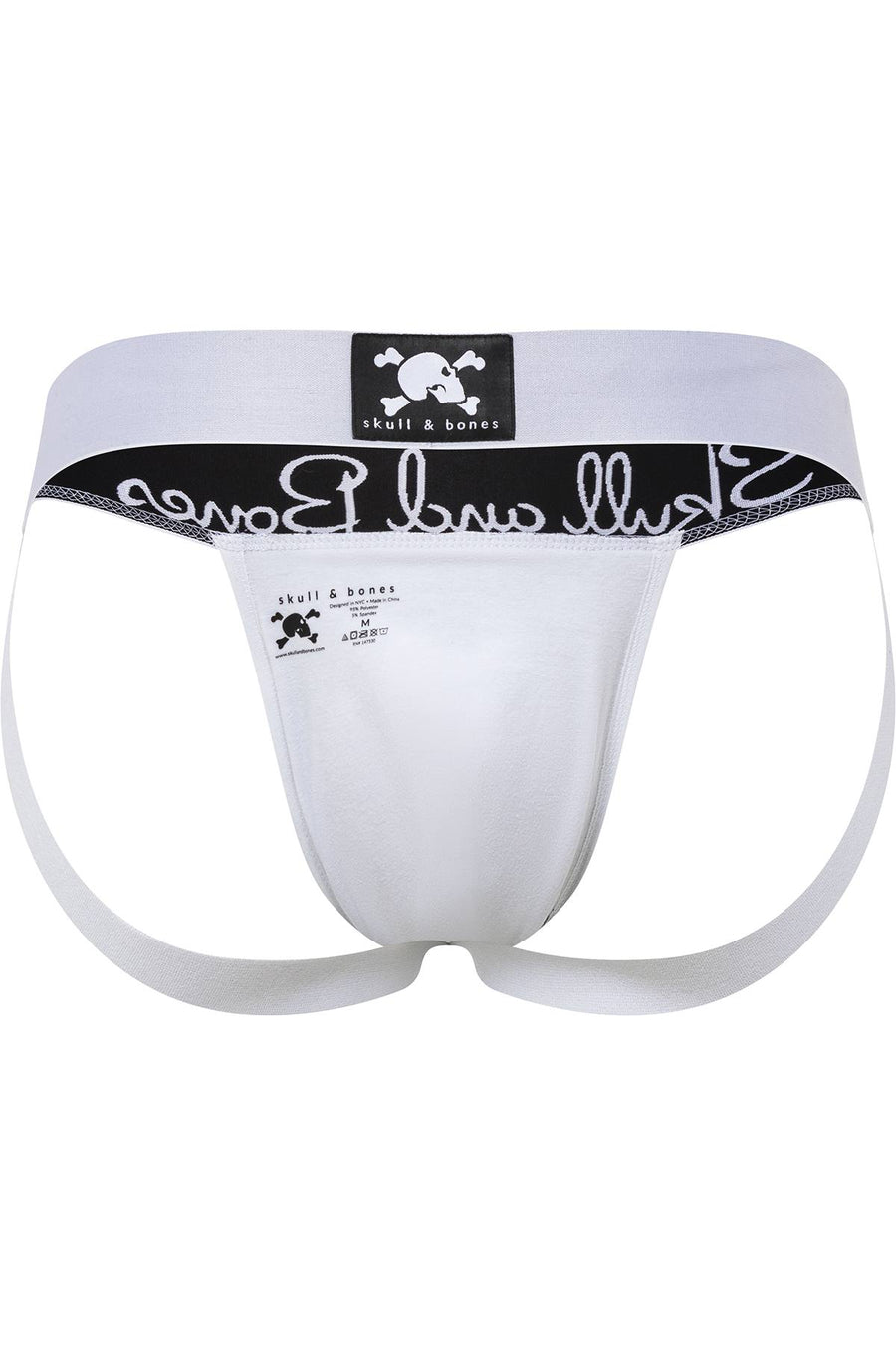 Skull and Bones Navy Mid Century Jock