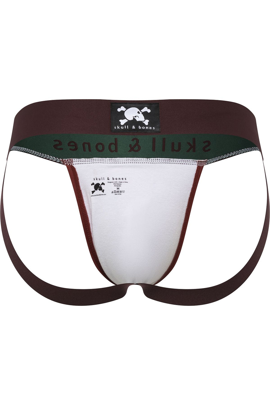 Skull and Bones Orange Ombre Skull Star Jock