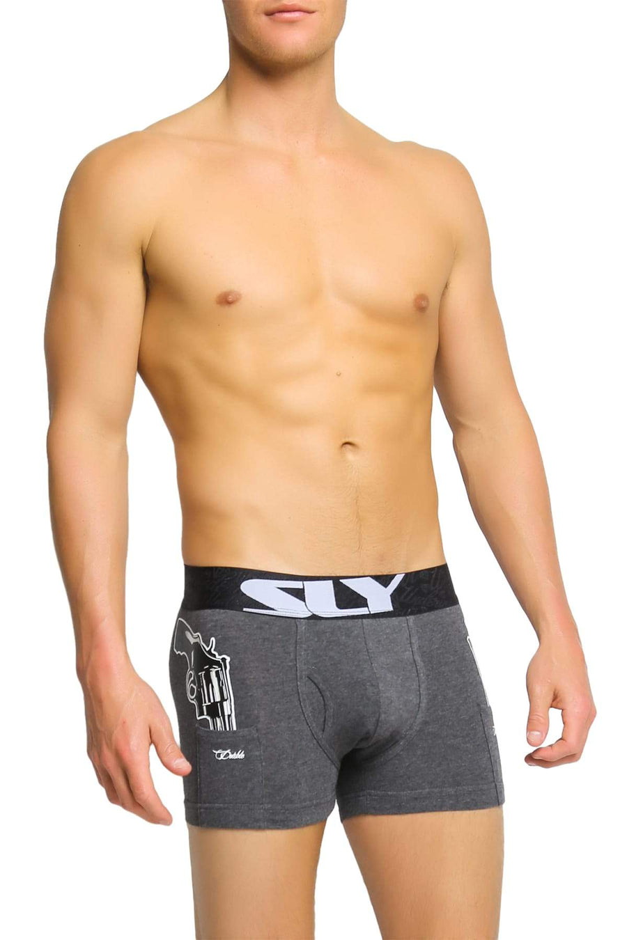 Sly Ash Marle Cop Issue Boxer Brief