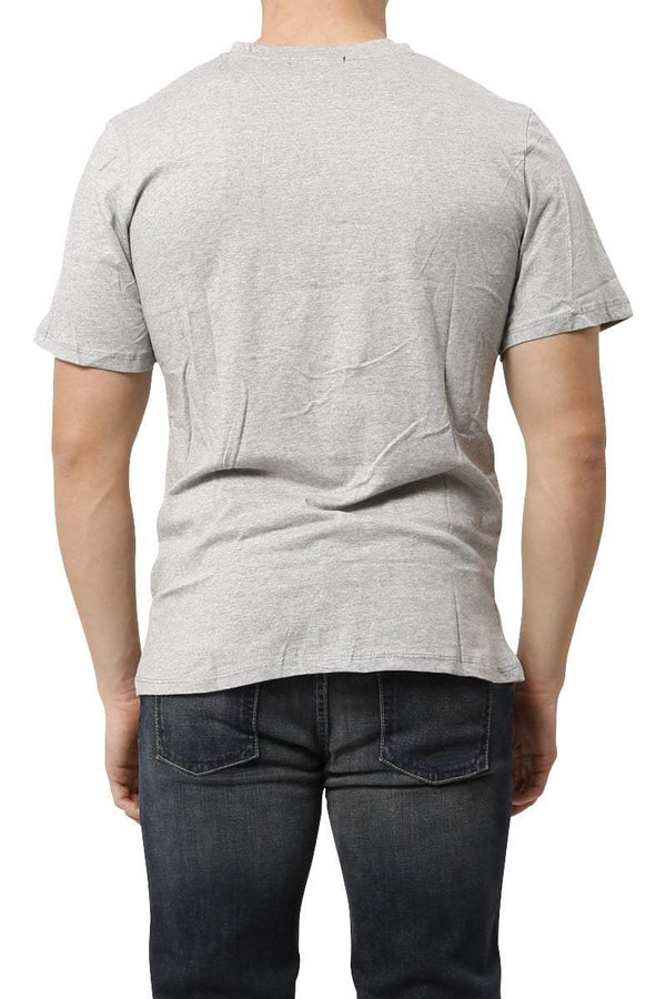 Smash Destroy Grey Graphic V-Neck Tee