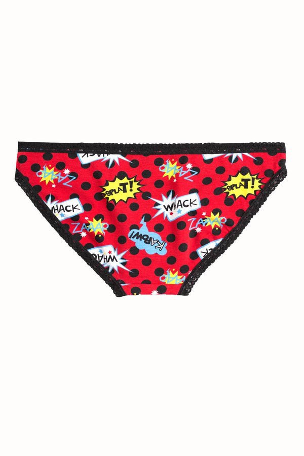 Sock It To Me Blamo Low-Rise Bikini Brief