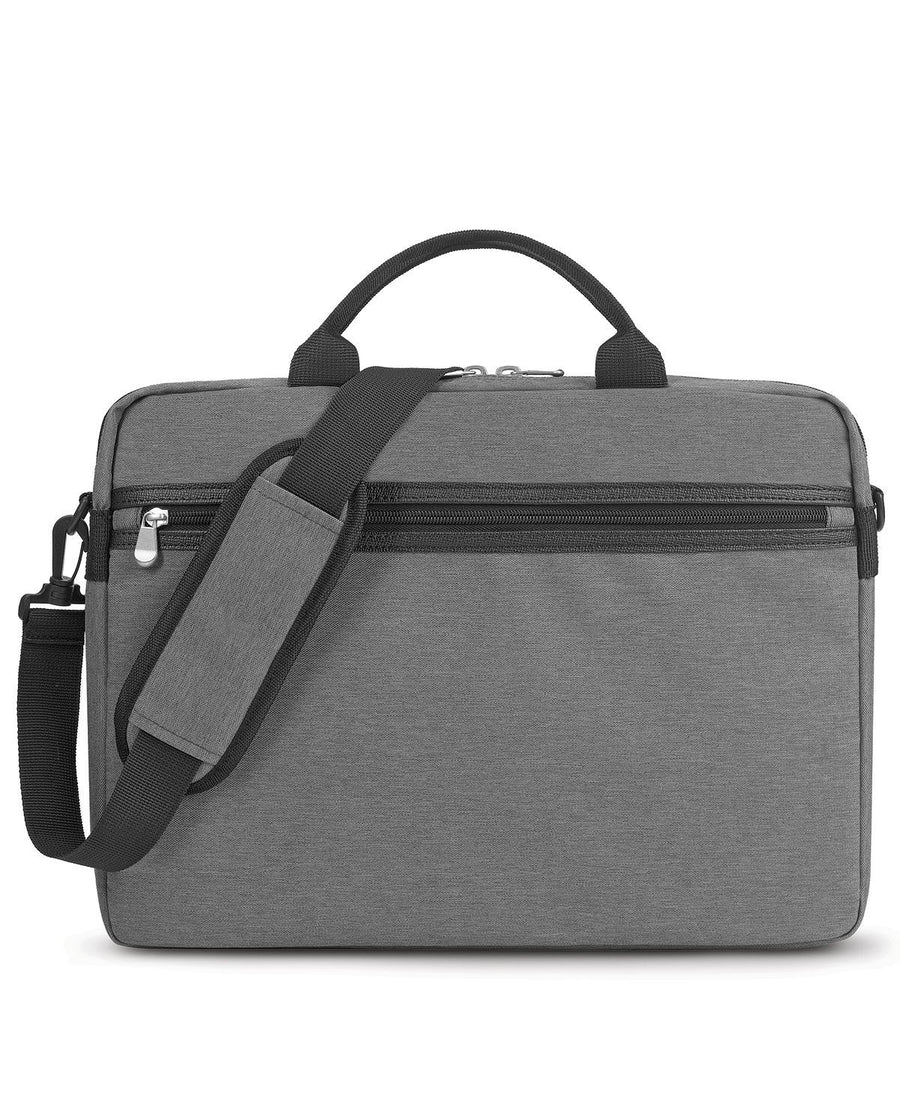 Solo Blankslate By Slim Top-load Briefcase Gray