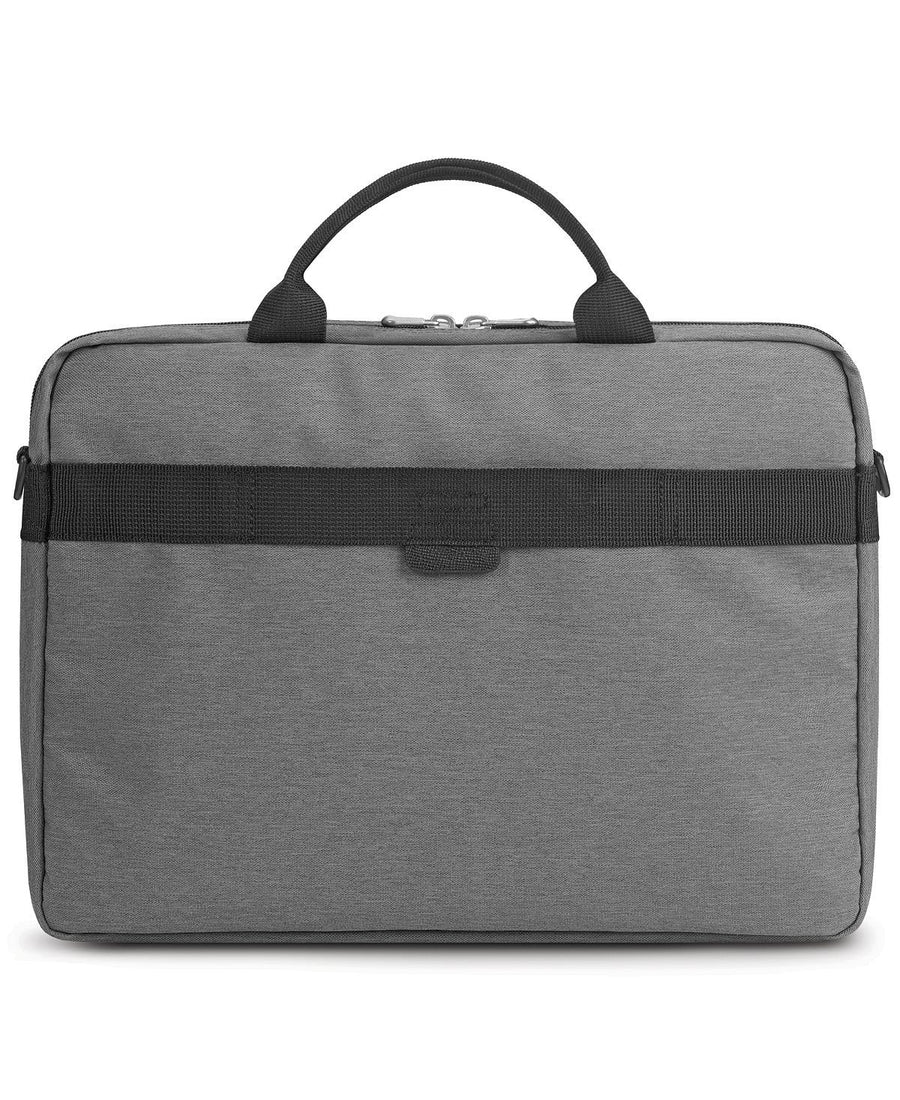 Solo Blankslate By Slim Top-load Briefcase Gray