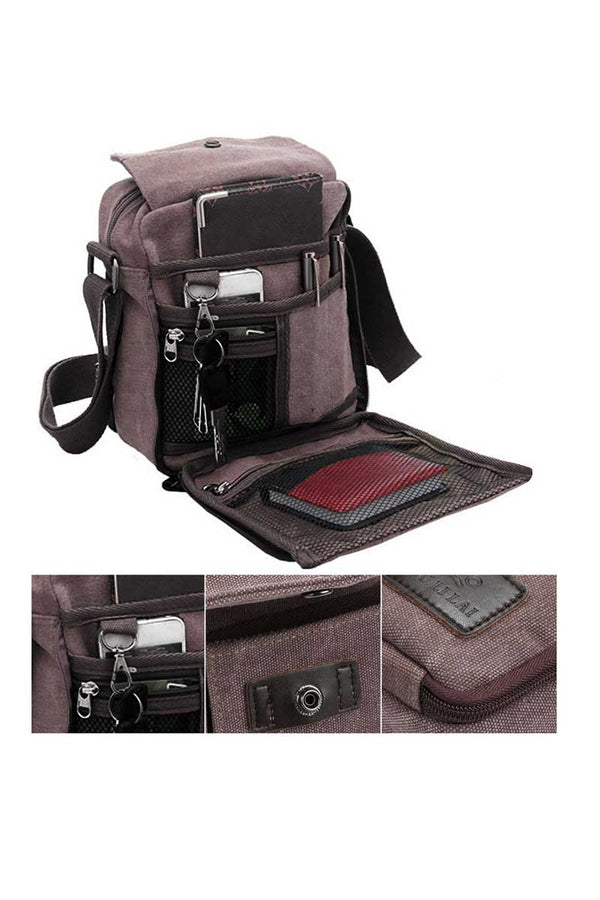 Something Strong Black Canvas Bag