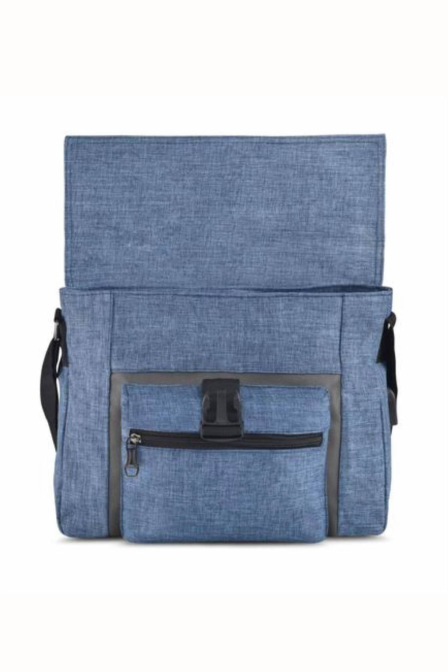 Something Strong Blue Charging Messenger Bag with Battery