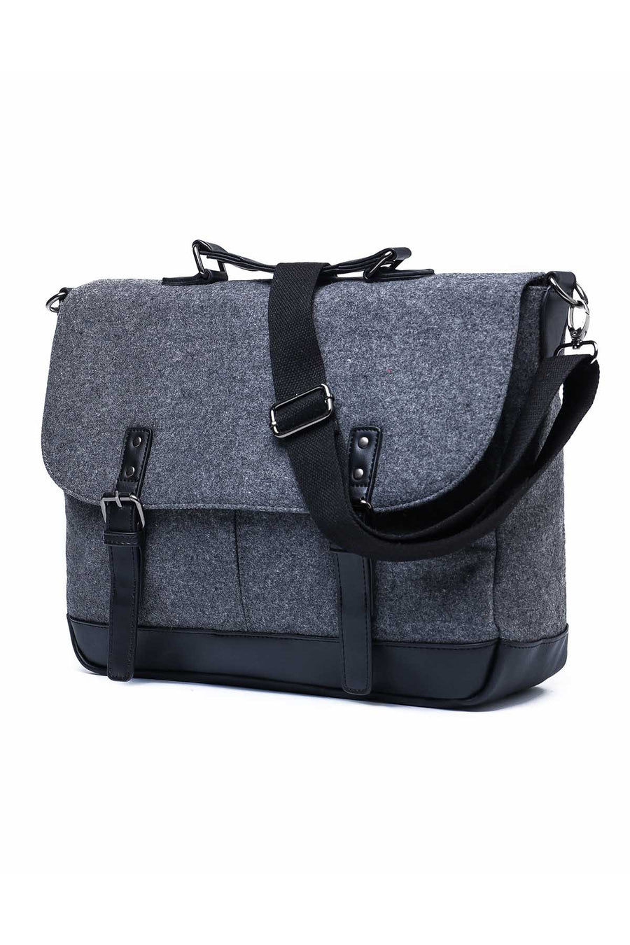 Something Strong Dark-Grey Something-Rebuilt Messenger Bag