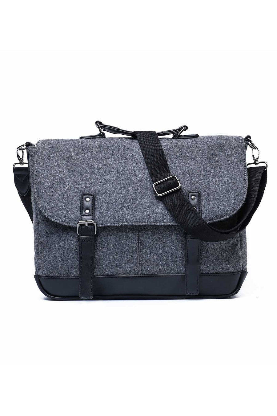 Something Strong Dark-Grey Something-Rebuilt Messenger Bag