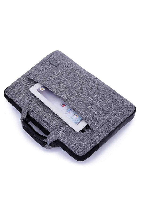 Something Strong Grey Messenger Slim Laptop Carrier