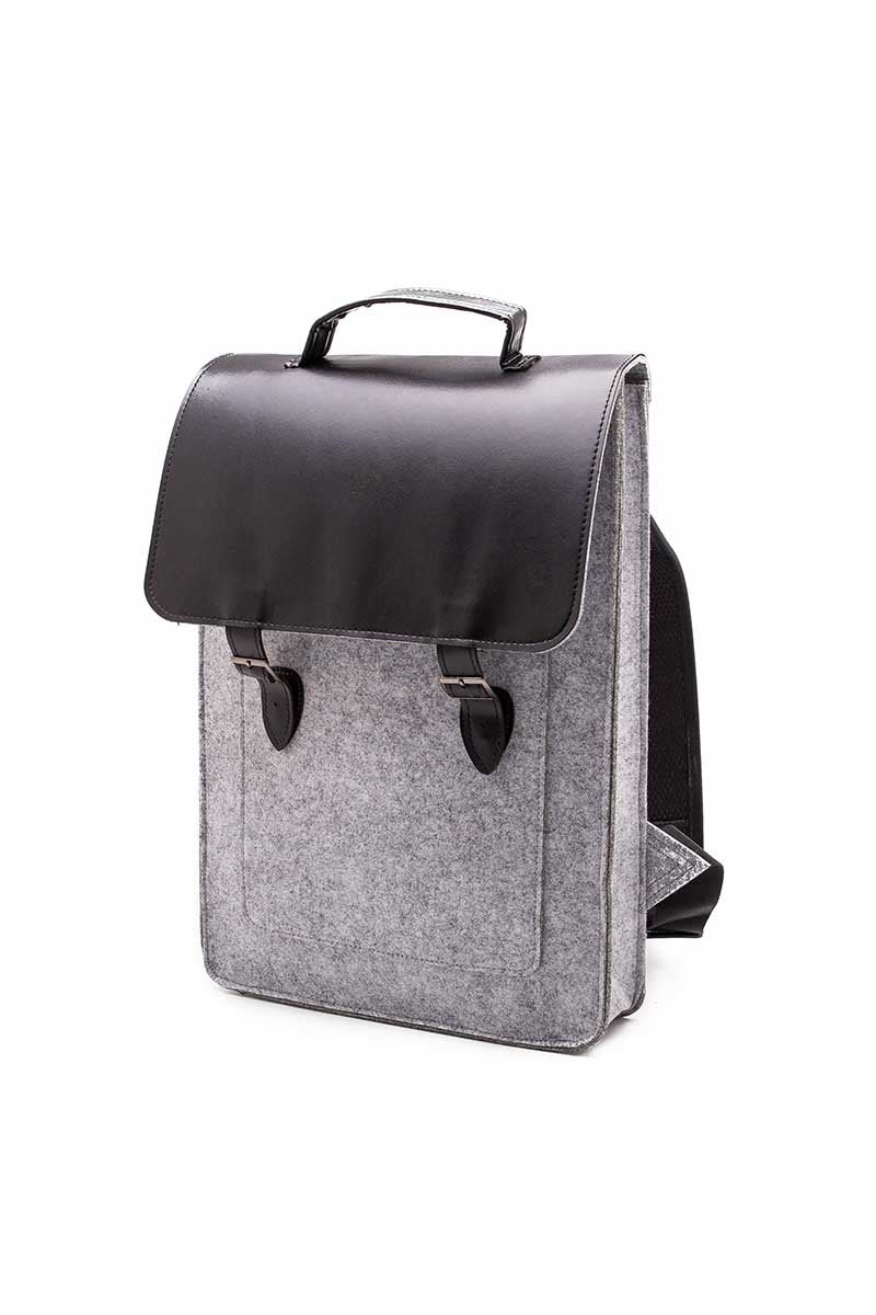 Something Strong Grey Something Sleek Felt Backpack