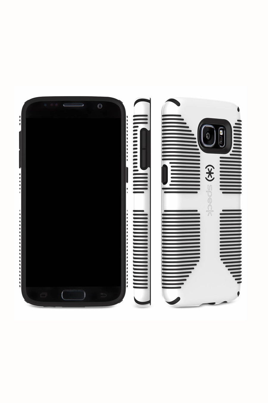 Speck White/Black CandyShell Grip Samsung Phone Case