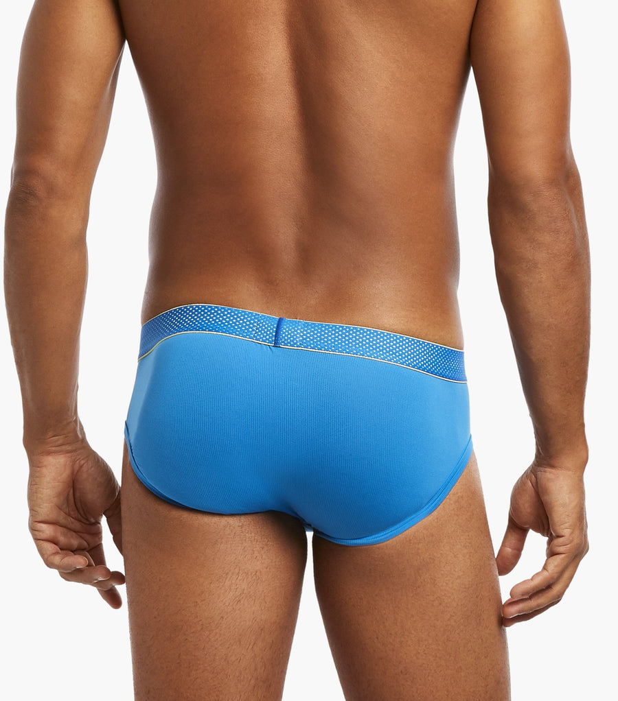 Speed Dri Mesh No Show Brief Blue