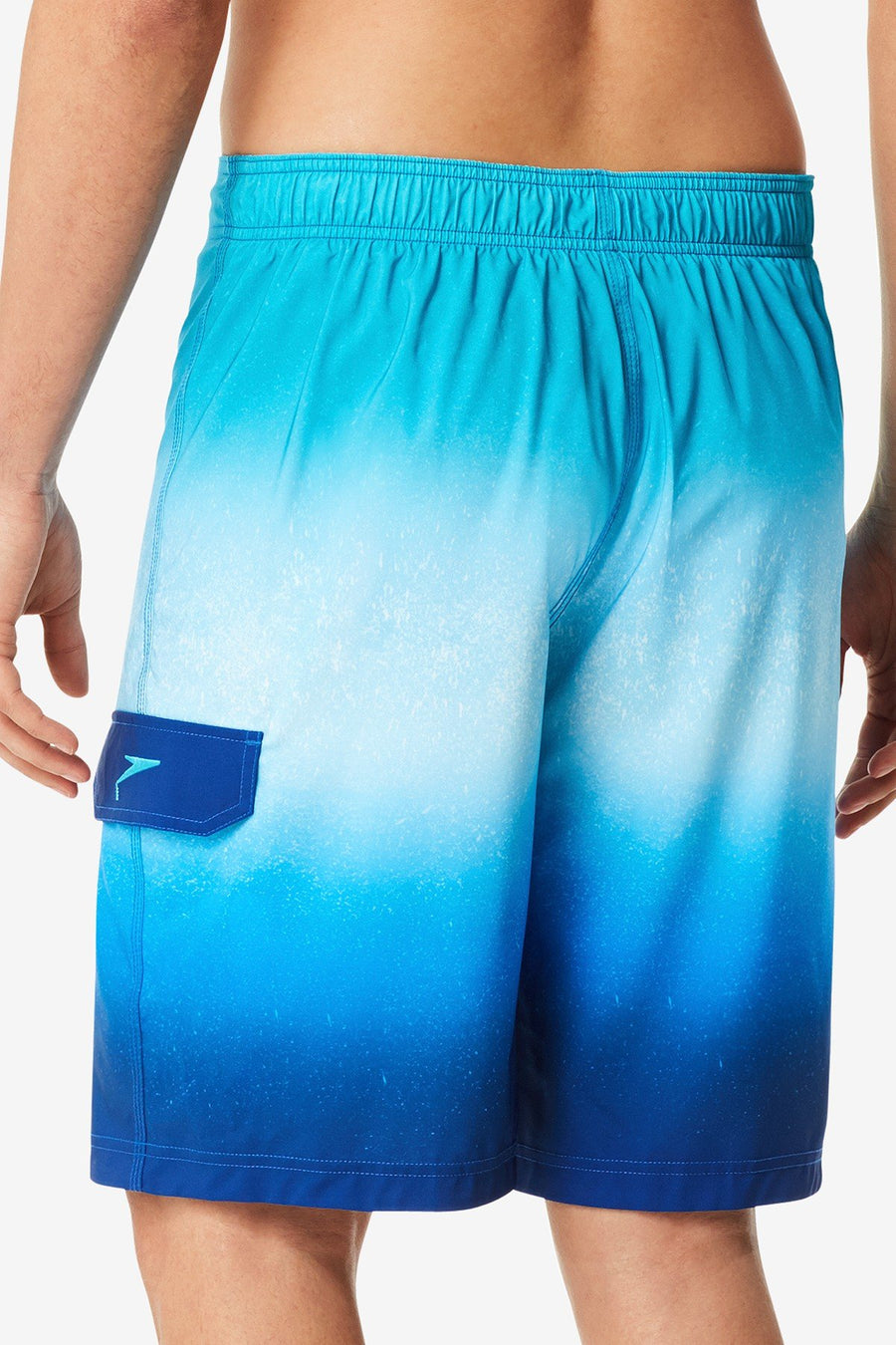 Speedo Classic-Blue Spray Blend Ombre Boardshort